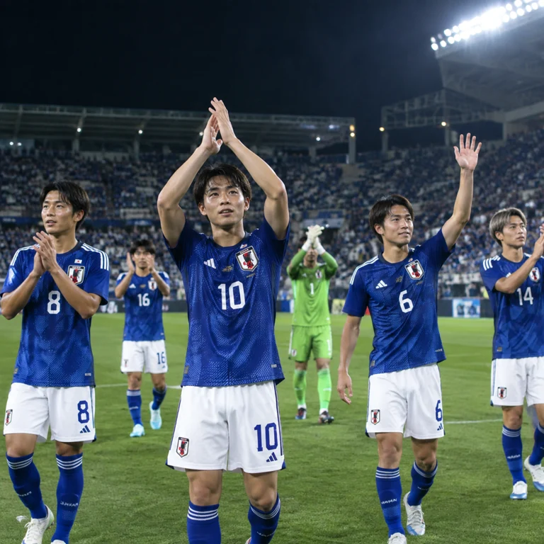 日本U23男足赛后向球迷致意，备战下一场与中国队的比赛